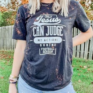 Boutique bleached graphic tee